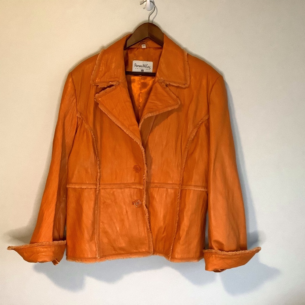 Pamela MCCoy Leather Jacket 2X